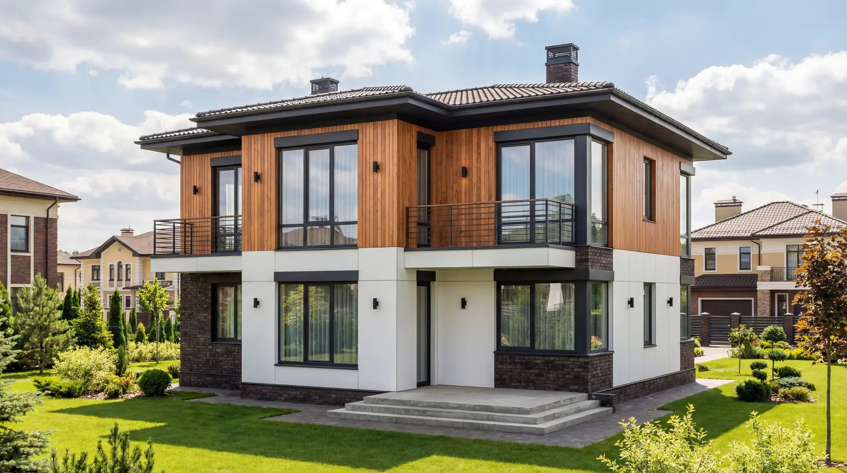 Двухэтажные дома — фото 18